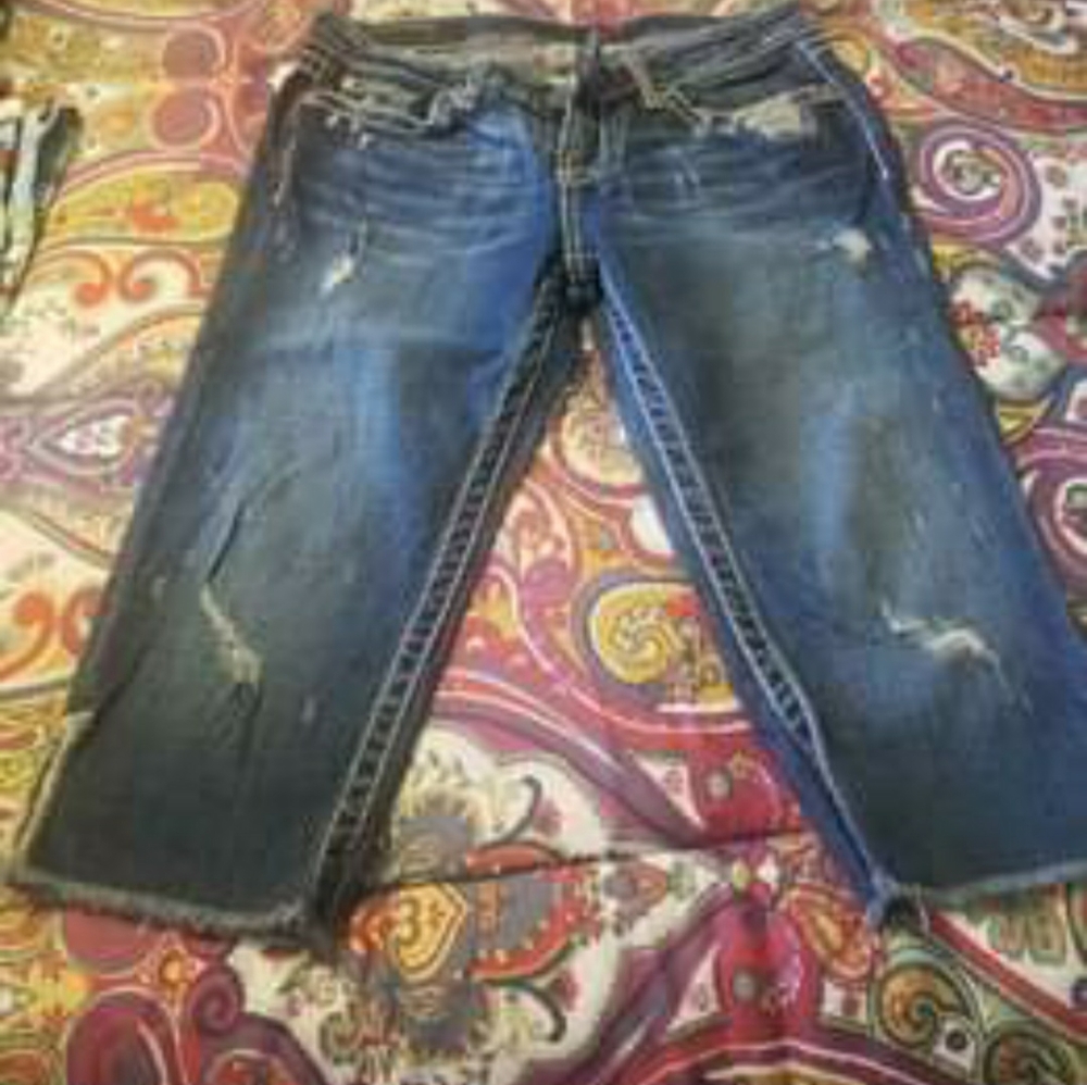 BKE Patchwork Capris - image 2